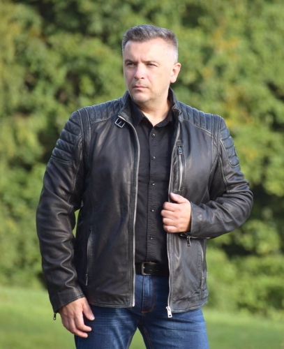 Leather jacket -  Montreal - big sizes