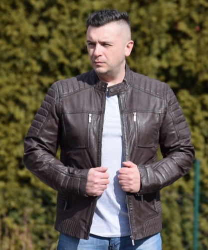 Leather jacket - COOLMAN