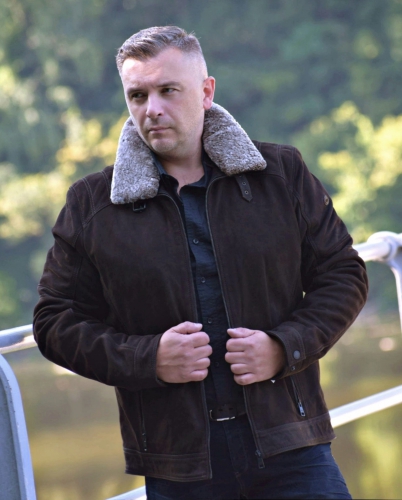 Leather jacket -  Mark